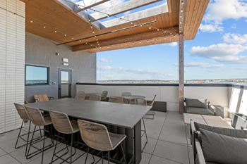 Lenox burnet apartments in austin, texas sky lounge
